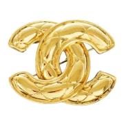 Chanel Vintage Pre-owned Guld chanel-smycken Yellow, Dam