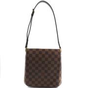 Louis Vuitton Vintage Pre-owned Canvas axelremsvskor Brown, Dam