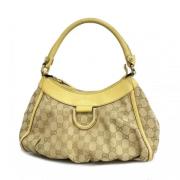 Gucci Vintage Pre-owned Canvas gucci-vskor Yellow, Dam