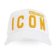 Dsquared2 Baseball Cap White, Herr