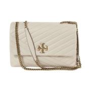 Tory Burch Vit Läder Konvertibel Axelväska White, Dam