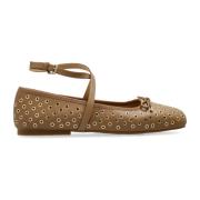 Michael Kors Collette Ballerina-skor Beige, Dam