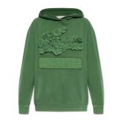 Lacoste Sweatshirt med avtagbar logotyp Green, Dam