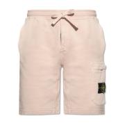 Stone Island Logo shorts Beige, Herr