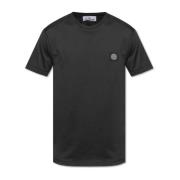 Stone Island Logotyp-T-shirt Black, Herr