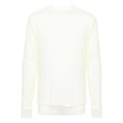 Jil Sander Lagerad Bomull T-shirt White, Herr