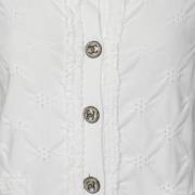 Chanel Vintage Pre-owned Stickat toppar White, Dam