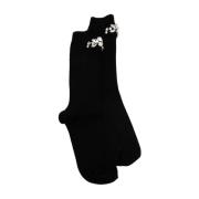 Simone Rocha Kristallblomma Ankelsocka Black, Dam