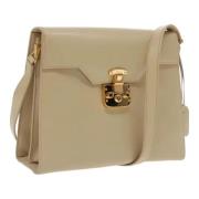 Gucci Vintage Pre-owned Laeder gucci-vskor Beige, Dam