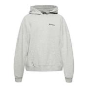 Palm Angels Hoodie Gray, Herr