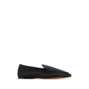 The Row Svarta Läderloafers Black, Dam