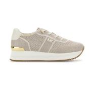 Michael Kors Färgglada Tyg Sneakers Beige, Dam