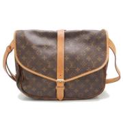 Louis Vuitton Vintage Pre-owned Canvas louis-vuitton-vskor Brown, Dam