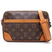 Louis Vuitton Vintage Pre-owned Canvas crossbodyvskor Brown, Dam