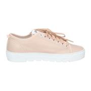 Stokton Läder Damsneakers Snygga Skor Pink, Dam