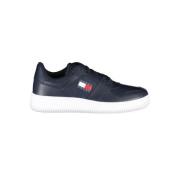 Tommy Hilfiger Blå Kontrast Sneakers med Logodetalj Blue, Herr