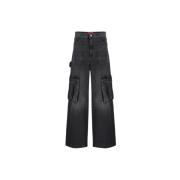 Aniye By Cargo denimbyxor med coola vida ben Black, Dam