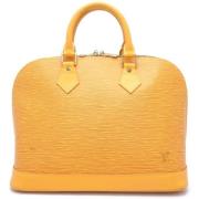 Louis Vuitton Vintage Pre-owned Laeder handvskor Yellow, Dam