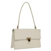 Gucci Vintage Pre-owned Tyg gucci-vskor White, Dam