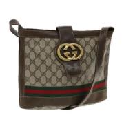 Gucci Vintage Pre-owned Laeder gucci-vskor Beige, Dam