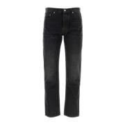 Off White Svarta Denim Jeans Black, Herr