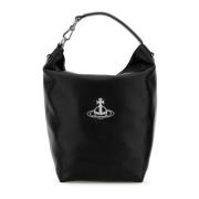 Vivienne Westwood Stilren Svart Syntetläder Handväska Black, Dam