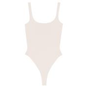 Entire Studios Silver Cloud Bodysuit Fyrkantig Hals Beige, Dam