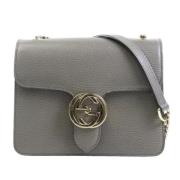 Gucci Vintage Pre-owned Laeder gucci-vskor Gray, Dam