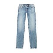 Diesel Boyfriend Cropped Jeans Blue, Dam