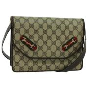 Gucci Vintage Pre-owned Laeder gucci-vskor Beige, Dam