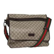 Gucci Vintage Pre-owned Canvas gucci-vskor Beige, Dam