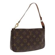 Louis Vuitton Vintage Pre-owned Canvas louis-vuitton-vskor Brown, Dam