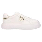 Pinko Vita platta sneakers White, Dam