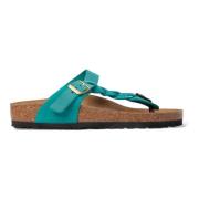 Birkenstock Flätade Biscay Bay Sandaler Gray, Dam