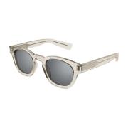 Saint Laurent Beige Transparenta Solglasögon SL 746 Beige, Unisex