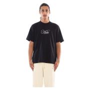 Arte Antwerp Svart Script Logo Tee Shirt Black, Herr