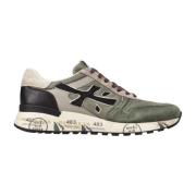 Premiata Grön Sportig Textil Sneakers Green, Herr