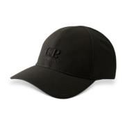 C.p. Company Shell Logo Cap in 999 Black, Herr