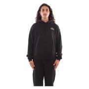 Lacoste Mysig Croc Fleece Hoodie Black, Herr