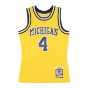 Mitchell & Ness 1991 Michigan Wolverines Basketball Tank Top Yellow, H...