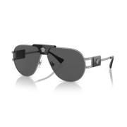 Versace Stiliga Sole Solglasögon Black, Unisex