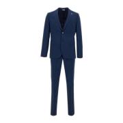 Manuel Ritz Elegant Suit Set for Men Blue, Herr