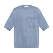 Moschino T-shirt med ficka Blue, Herr