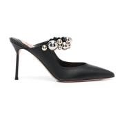 Aquazzura Svarta platta skor Black, Dam