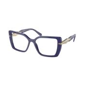 Prada Stiliga svarta solglasögon Blue, Unisex