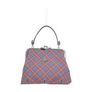 Vivienne Westwood Tartan Eco-läder Handväska med Kedja Rem Multicolor,...