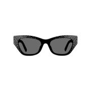 Givenchy Cat Eye Solglasögon med Strass Black, Unisex