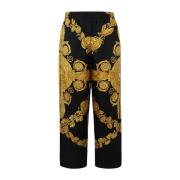 Versace Twill Silk Pyjamasbyxor MED Heritage Printdetalj Multicolor, H...