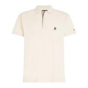 Tommy Hilfiger Herr Polo med Logotypkant White, Herr