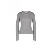 Fabienne Chapot Lollipop LS Pullover Gray, Dam